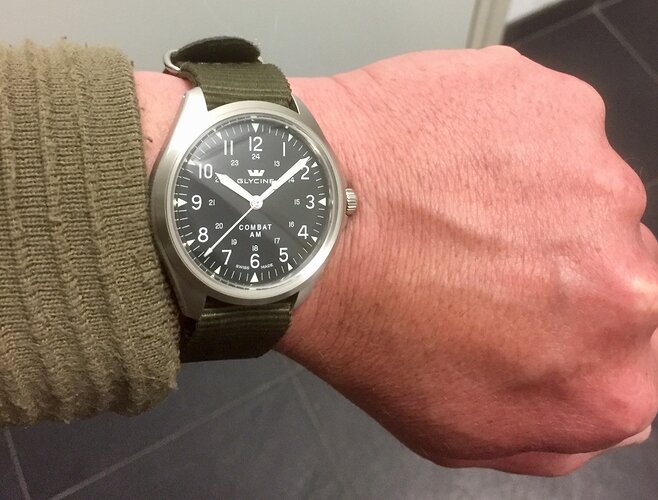 Glycine combat clearance vintage 7