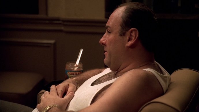 Sopranos S04E13 1h-00m-19s - Tony Soprano - Golden Rolex Day-Date