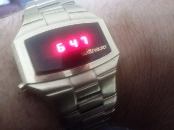 Wittnauer Polara Red Led
