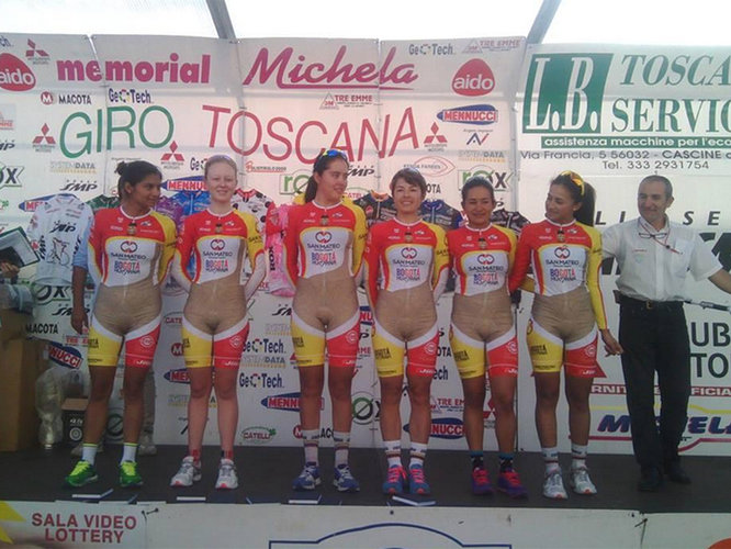 Colombian cycling team are not ashamed of uniform
