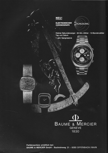 Baume&Mercier 1974 1