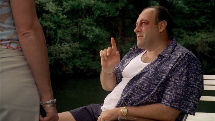Sopranos S06E13 35h19 - Tony Soprano - Golden Rolex Day-Date