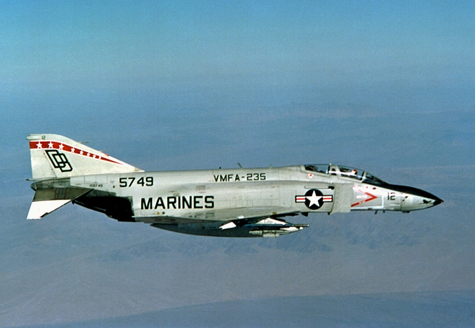 F-4S_VMFA-235_in_flight_1982