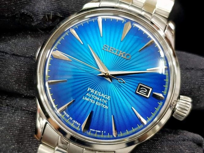 Seiko Presage blue LE350