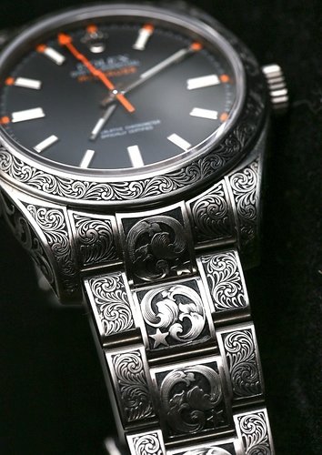 Rolex-Milgauss-116400-MadeWorn-Engraved-aBlogtoWatch-2