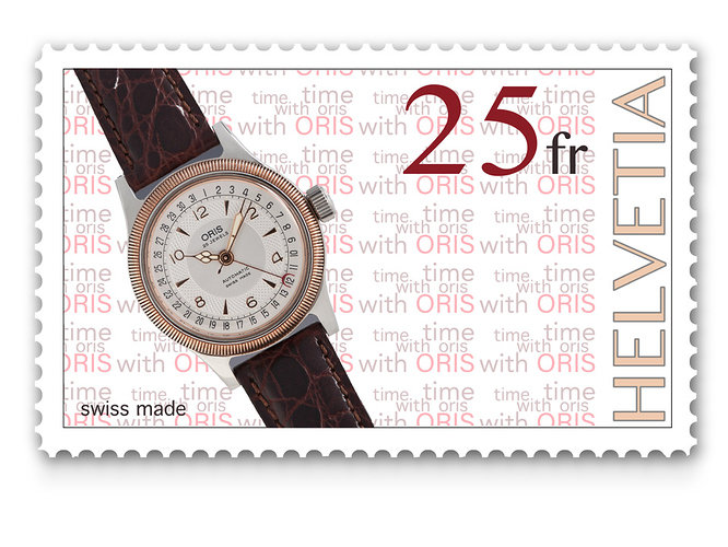 postzegel Oris verkleind