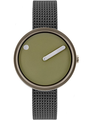 picto-horloge-pt43356-1212-staal-30mm-antraciet-groen
