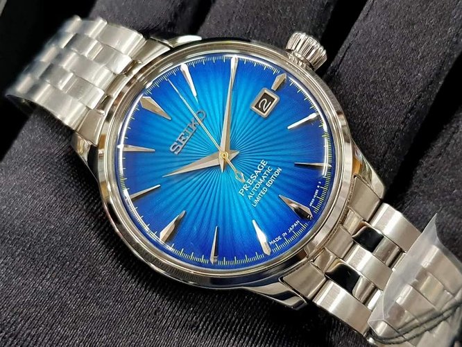 Seiko Presage blue LE350a