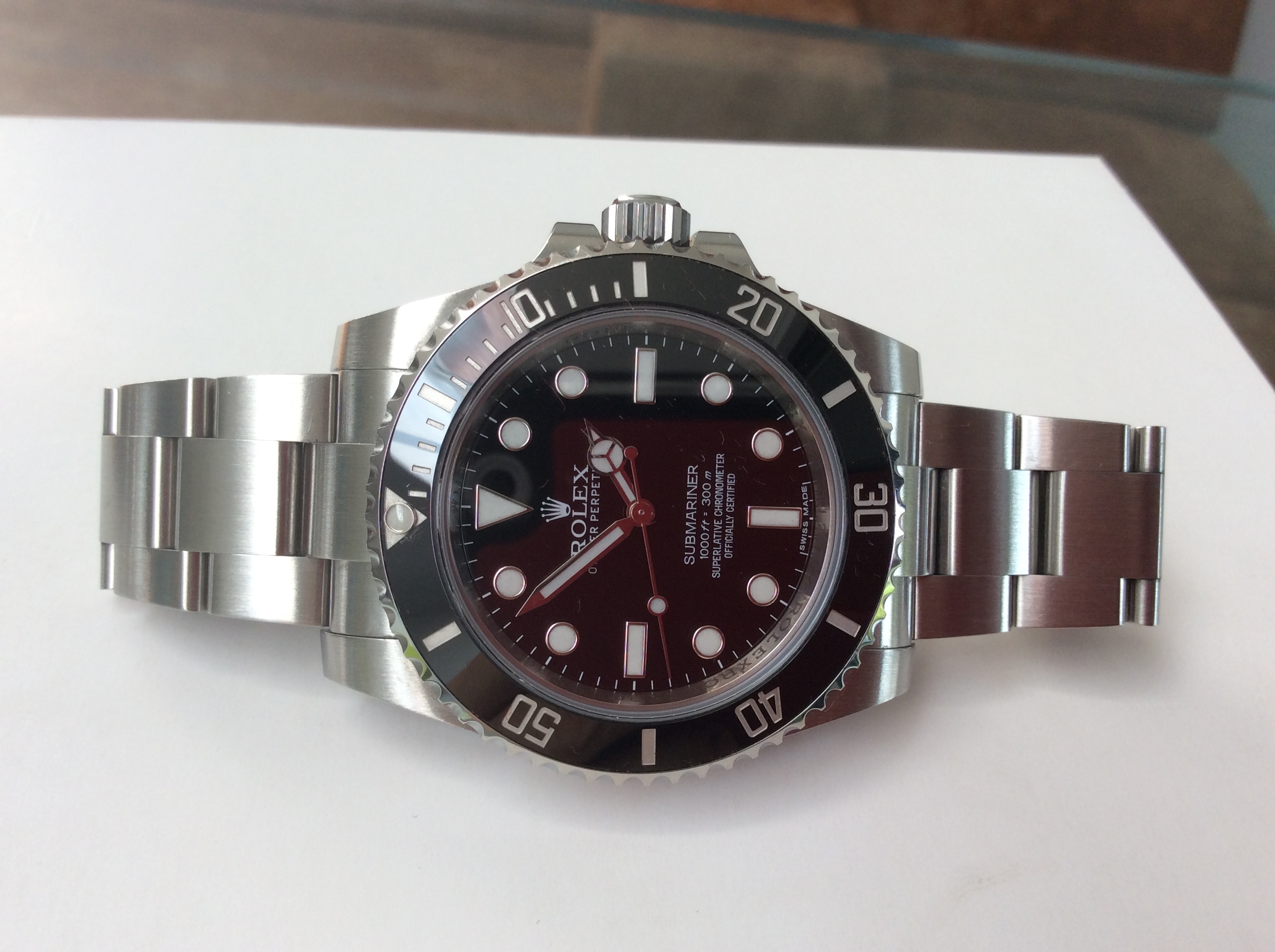 Staan voor Verslijten bodem Slotje: Rolex submariner no Date 114060 2015 - Horlogemarkt (archief) -  Horlogeforum.nl - het forum voor liefhebbers van horloges