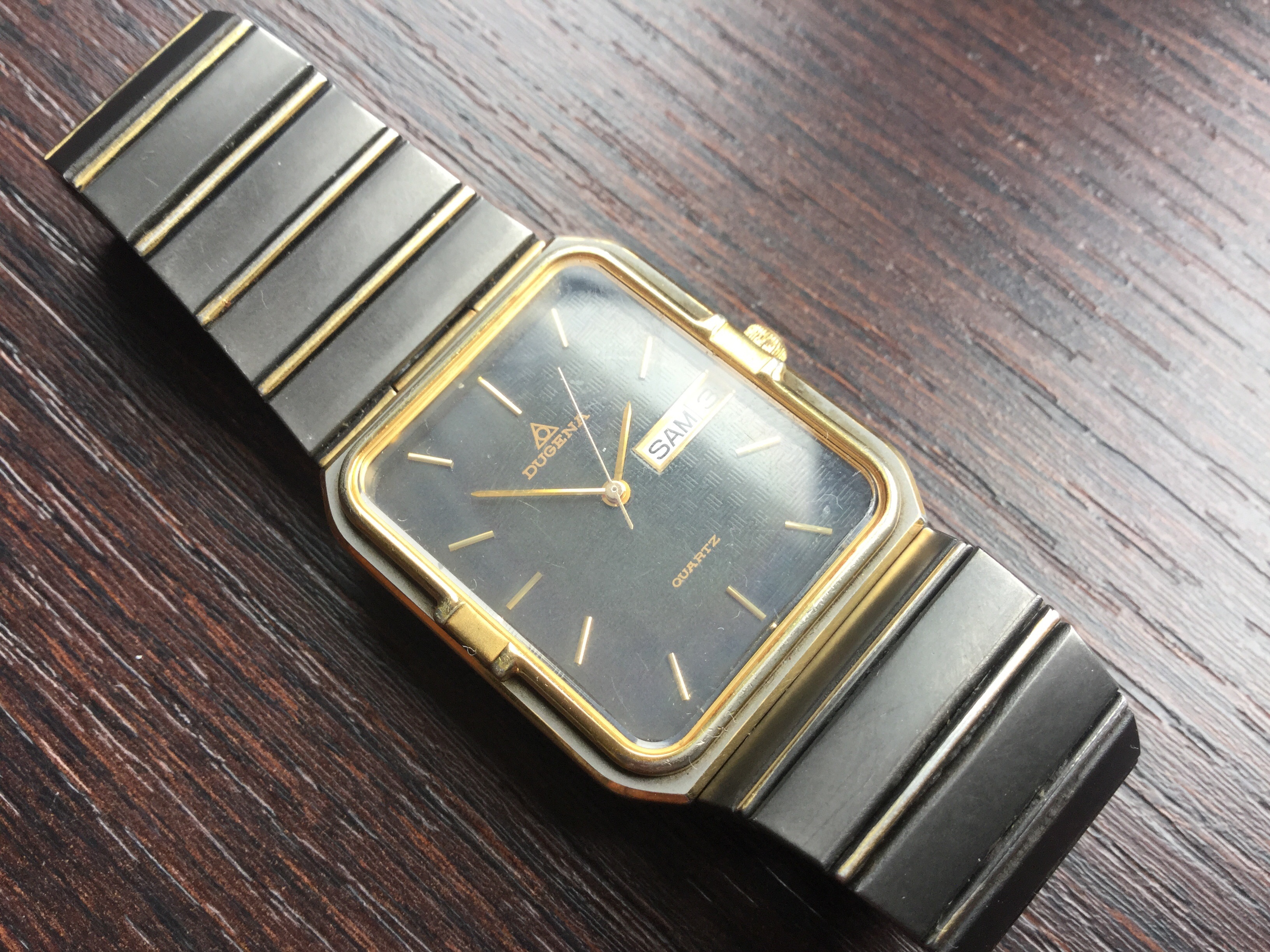 Vintage Dugena horloge - Jaren 80 Bi Colour - VERKOCHT - Horlogemarkt (archief) - Horlogeforum.nl het forum voor liefhebbers van horloges